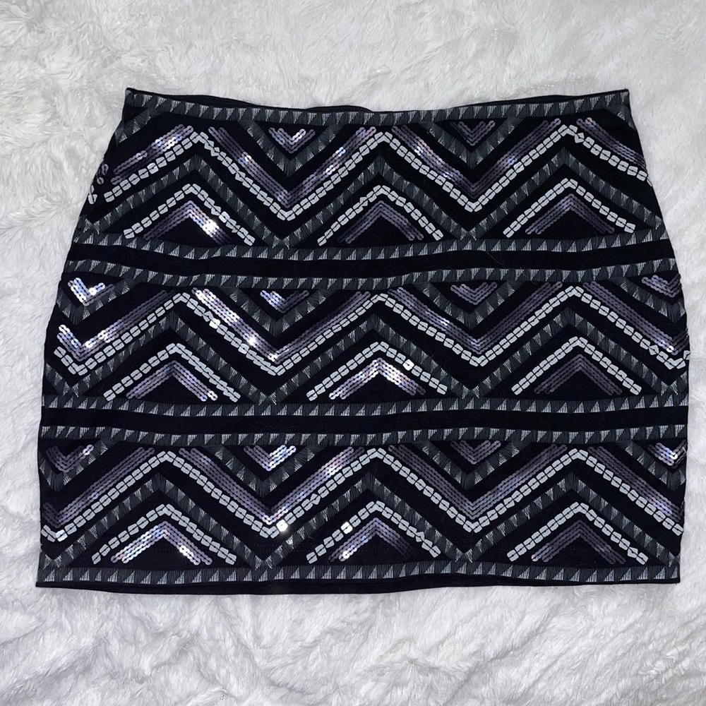 Express Sequined Miniskirt (M)